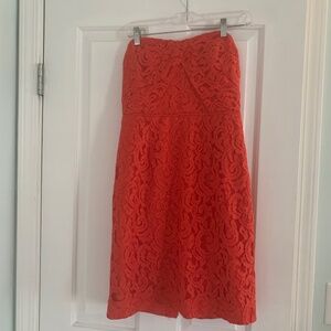 J. Crew Lace Strapless Cocktail Dress Size 4